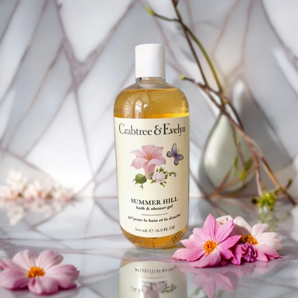 🌸 CRABTREE & EVELYN SUMMER HILL BATH & SHOWER GEL